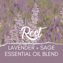 Load image into Gallery viewer, &quot;Rest&quot; 💟 Lavender + Sage 🌿 Essential Oil💧
