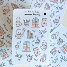 Load image into Gallery viewer, Summer Botany 🌵 Sticker sheet ✨
